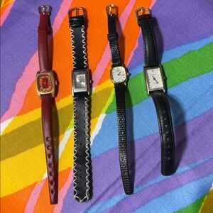 Set of Four Elegant vintage Watches